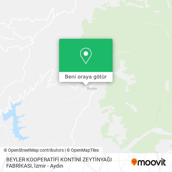 BEYLER KOOPERATİFİ KONTİNİ ZEYTİNYAĞI FABRİKASI harita