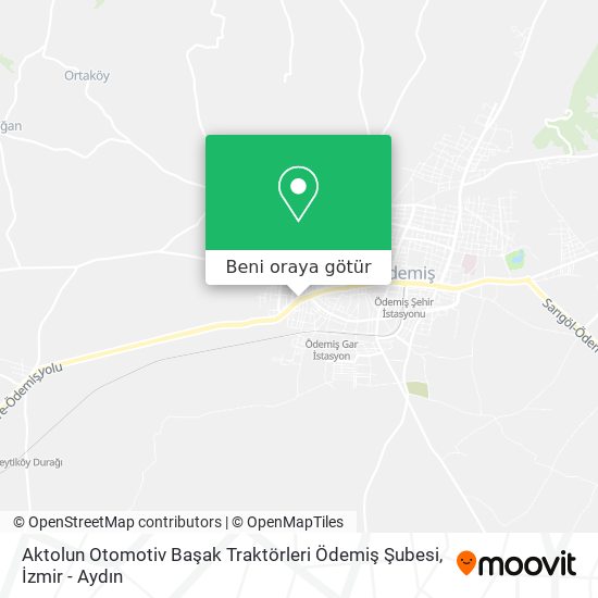 Aktolun Otomotiv Başak Traktörleri Ödemiş Şubesi harita