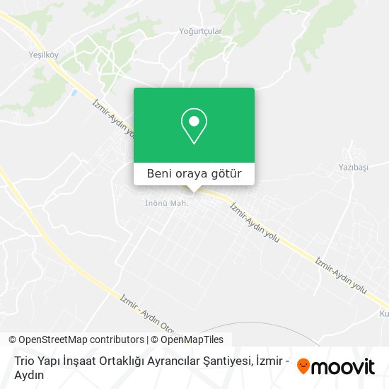 Trio Yapı İnşaat Ortaklığı  Ayrancılar Şantiyesi harita