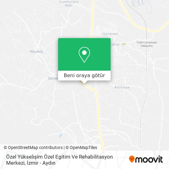 Özel Yükselişim Özel Egitim Ve Rehabilitasyon Merkezi harita