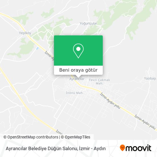 Ayrancılar Belediye Düğün Salonu harita