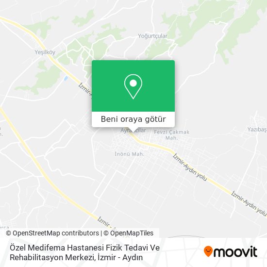 Özel Medifema Hastanesi Fizik Tedavi Ve Rehabilitasyon Merkezi harita