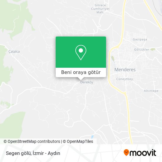 Segen gölü harita