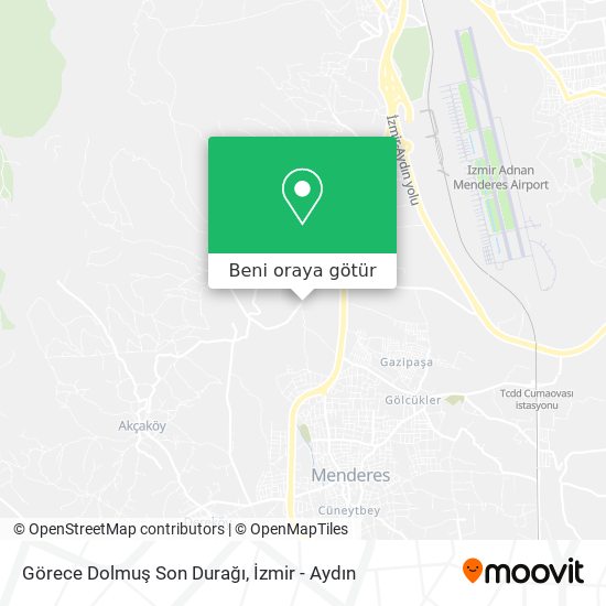 Görece Dolmuş Son Durağı harita