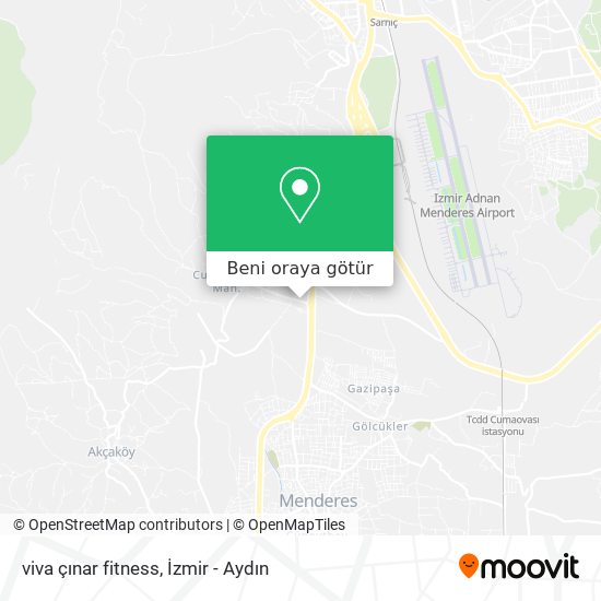 viva çınar fitness harita