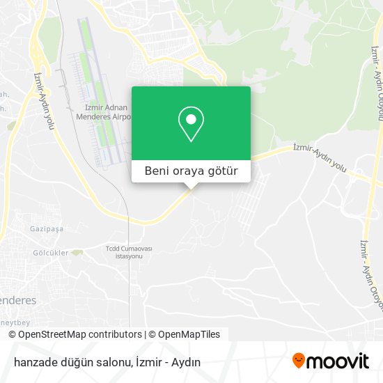 hanzade düğün salonu harita