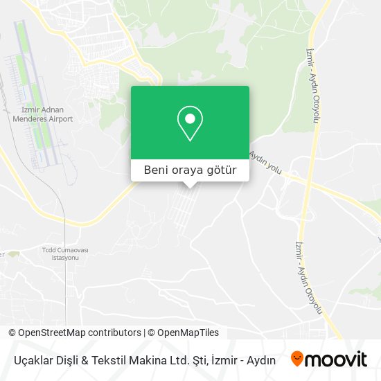 Uçaklar Dişli & Tekstil Makina Ltd. Şti harita