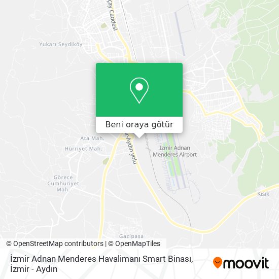 İzmir Adnan Menderes Havalimanı Smart Binası harita