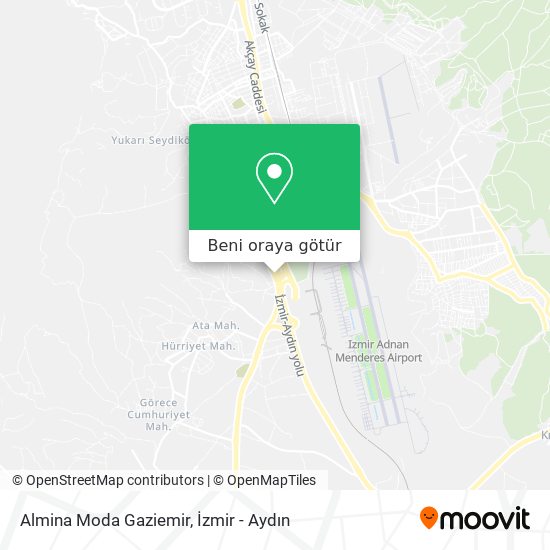 Almina Moda Gaziemir harita