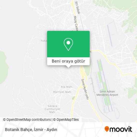 Botanik Bahçe harita