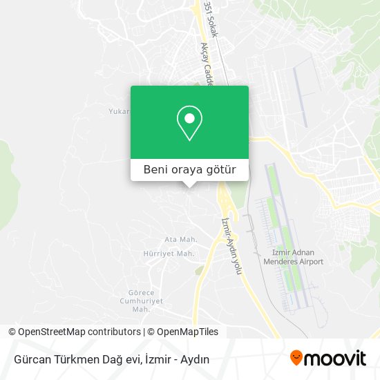 Gürcan Türkmen Dağ evi harita
