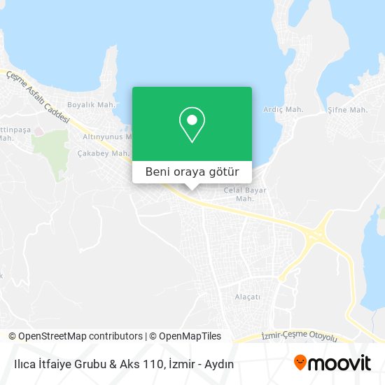 Ilıca İtfaiye Grubu & Aks 110 harita