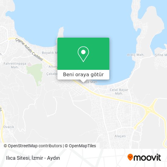 Ilıca Sitesi harita