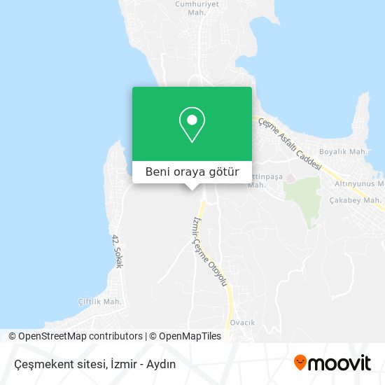 Çeşmekent sitesi harita