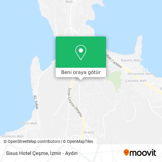 Sisus Hotel Çeşme harita