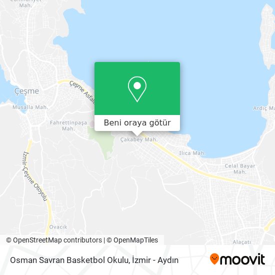 Osman Savran Basketbol Okulu harita