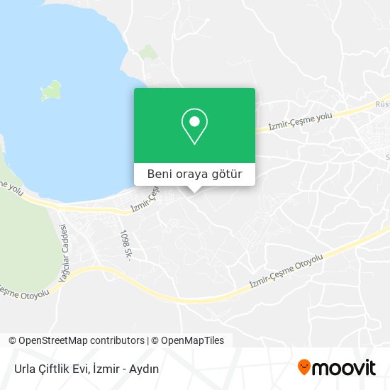 Urla Çiftlik Evi harita