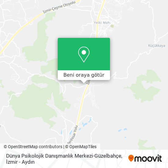 Dünya Psikolojik Danışmanlık Merkezi-Güzelbahçe harita