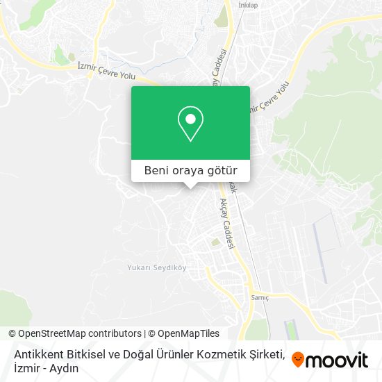 Antikkent Bitkisel ve Doğal  Ürünler Kozmetik Şirketi harita