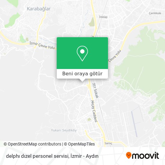 delphı dızel personel servisi harita