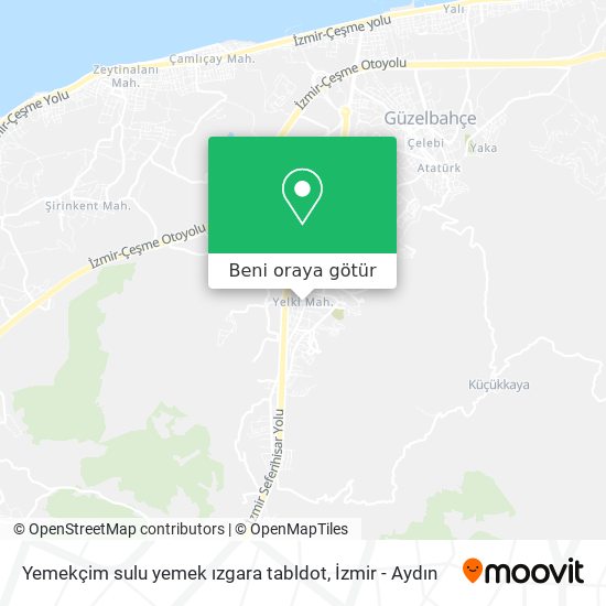 Yemekçim sulu yemek ızgara tabldot harita