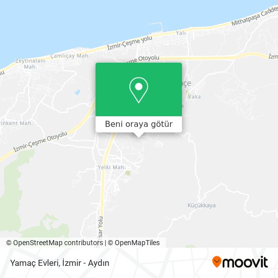Yamaç Evleri harita