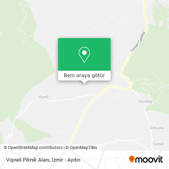Vişneli Piknik Alanı harita