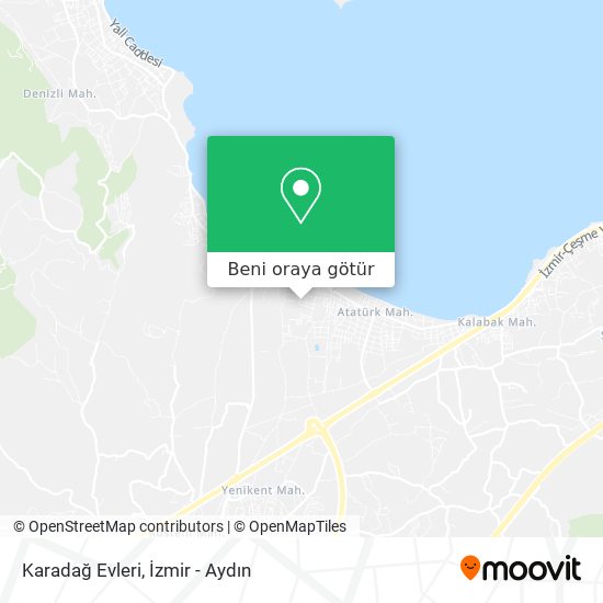 Karadağ Evleri harita