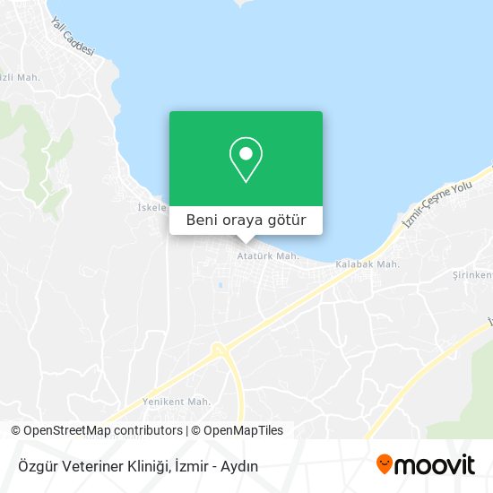Özgür Veteriner Kliniği harita