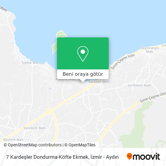 7 Kardeşler Dondurma-Köfte Ekmek harita