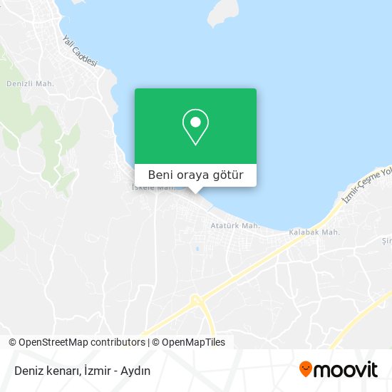 Deniz kenarı harita
