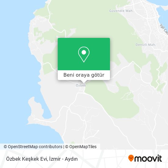 Özbek Keşkek Evi harita