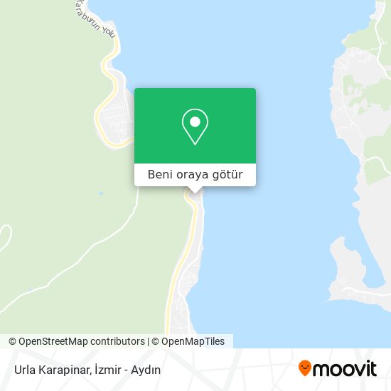 Urla Karapinar harita