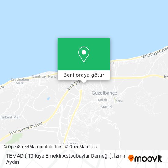 TEMAD ( Türkiye Emekli Astsubaylar Derneği ) harita