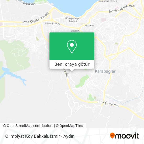 Olimpiyat Köy Bakkalı harita