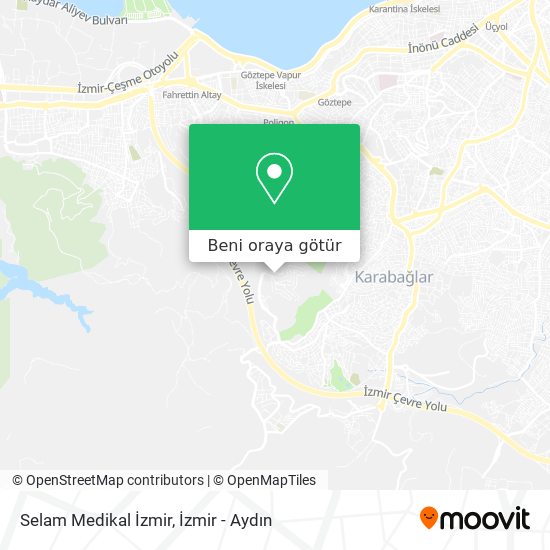 Selam Medikal İzmir harita