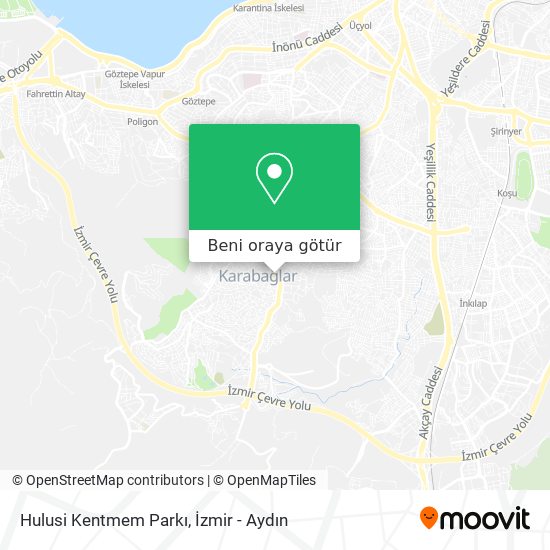 Hulusi Kentmem Parkı harita