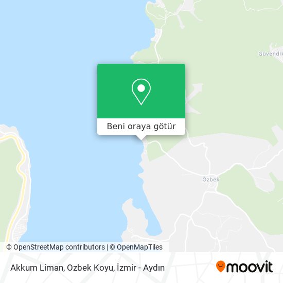 Akkum Liman, Ozbek Koyu harita