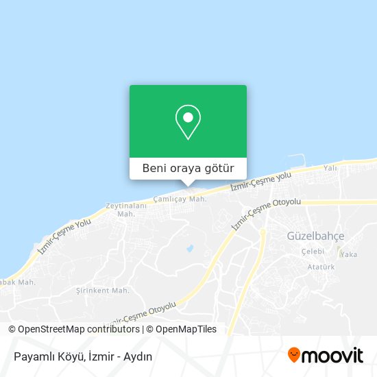 Payamlı Köyü harita