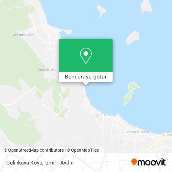 Gelinkaya Koyu harita