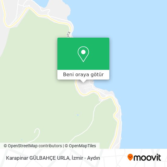 Karapinar GÜLBAHÇE URLA harita