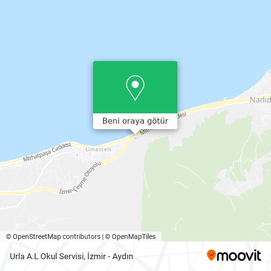Urla A.L Okul Servisi harita