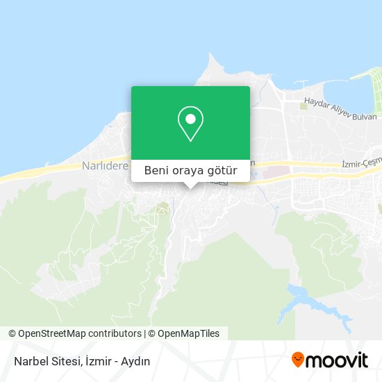 Narbel Sitesi harita