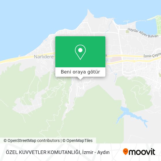 ÖZEL KUVVETLER KOMUTANLIĞI harita