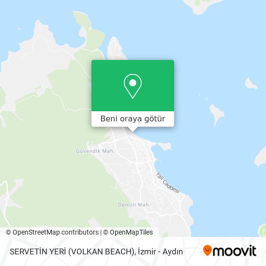 SERVETİN YERİ (VOLKAN BEACH) harita