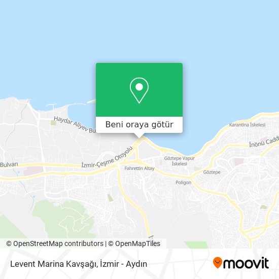 Levent Marina Kavşağı harita
