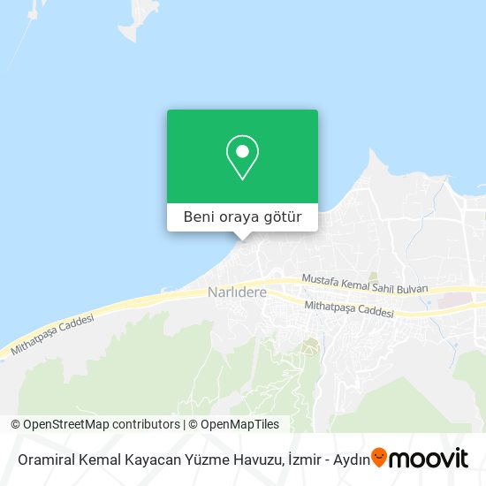 Oramiral Kemal Kayacan Yüzme Havuzu harita