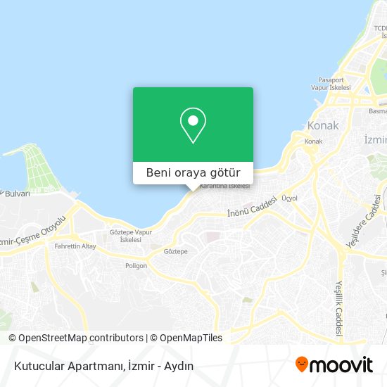 Kutucular Apartmanı harita
