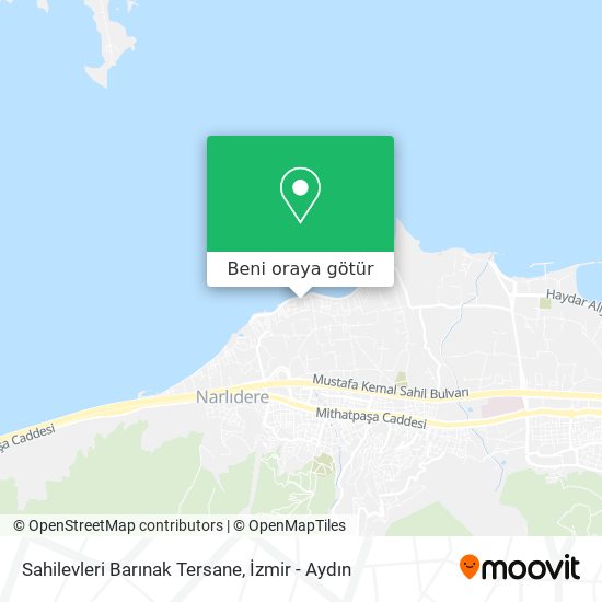 Sahilevleri Barınak Tersane harita