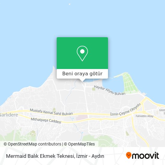 Mermaid Balık Ekmek Teknesi harita